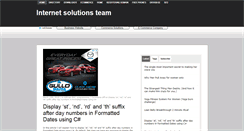Desktop Screenshot of isolutionteam.co.uk
